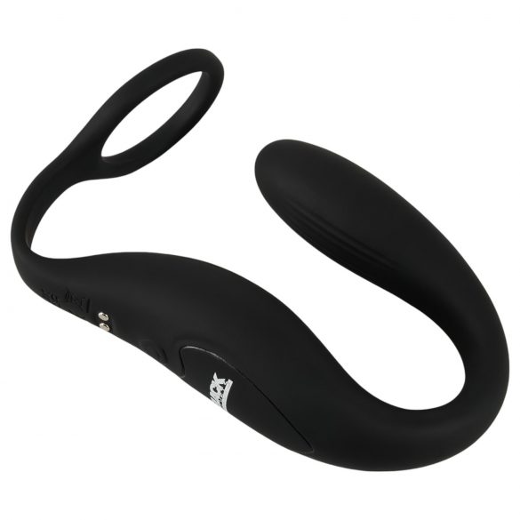 Anillo Vibrador con Plug Anal Black Velvets (Negro)