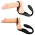 Anillo Vibrador con Plug Anal Black Velvets (Negro)