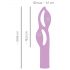 You2Toys Fabulous - vibrador dual recargable (lila)