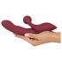 Conejito Javida 2 Funciones - Vibrador recargable rojo