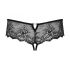 Obsessive Merossa - tanga abierta con strass - negro - 2XL/3XL