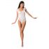 Passion BS064 - Body de red abierto (blanco) - Tallas S-L