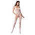 Passion BS069 - Body de red abierto decorado (blanco) - Talla S-L