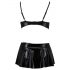 Conjunto negro Passion Deby - sujetador y minifalda