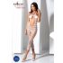 Passion BS081 - mono capri con cuello halter blanco (S-L)