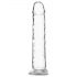 Addiction Crystal - Dildo con base 18cm (Transparente)