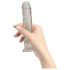 Addiction Crystal - Dildo con base 18cm (Transparente)