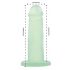 Cocktail Tentación - Dildo con base de silicona verde