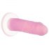 Cócteles Adicción - dildo de silicona con base (rosa)