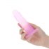 Cócteles Adicción - dildo de silicona con base (rosa)