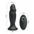 MR. PLAY - Vibrador anal recargable con control remoto (negro)