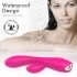 Vibrador recargable caliente y resistente al agua - Rosa