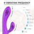 Vibrador recargable caliente y sumergible Musas HD - lila