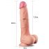 Dildo Realista de Doble Capa 25cm - Natural