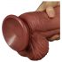 Lovetoy - Dildo realista de doble capa - 26cm (natural)