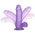 Dildo realista Lovetoy Jelly Studs 15cm (púrpura)