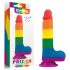 Lovetoy Prider - Dildo realista 20cm arcoíris