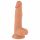 Sr. Atrevido - Dildo ventosa y testículos - 19cm (natural)