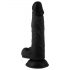 Mr. Rude - Dildo realista con ventosa y testículos - 19cm (negro)