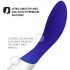 LELO Mona Wave - vibrador G-spot resistente al agua (azul)