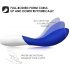 LELO Mona Wave - vibrador G-spot resistente al agua (azul)