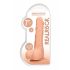 RealRock Dong 7 - Dildo realista con testículos (17cm) - natural