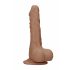 Dildo RealRock 20cm oscuro: ¡tan real como él mismo!