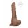 RealRock Dong 10 - Dildo realista con testículos 25cm - tono oscuro