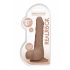 RealRock Dong 10 - Dildo realista con testículos 25cm - tono oscuro