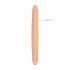 RealRock Doble Dong 14 - dildo doble (36cm) - natural