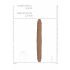 RealRock Doble Dildo 18 - 46cm - oscuro natural