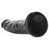 Dildo Realista RealRock Slim - 15,5cm (negro)