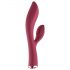 Raytech Rose - Vibrador rojo resistente al agua con estimulador de clítoris