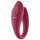 Raytech Rose - vibrador para parejas, recargable e impermeable (rojo)