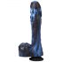 Mini Máquina Doc Johnson - vibrador impulsor azul con radiofrecuencia