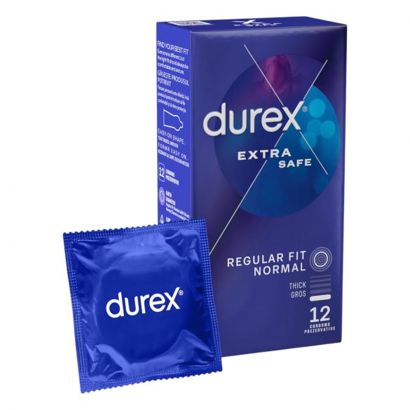 Durex Extra Seguro - Condones Seguros (12 uds)