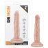 Dildo realista Dr. Skin 5 con base, 14,5 cm, natural