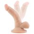 Dr. Skin 4 - Dildo realista con base - natural (12cm)