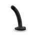 Dildo Twist Pequeño Negro con Base Succionadora