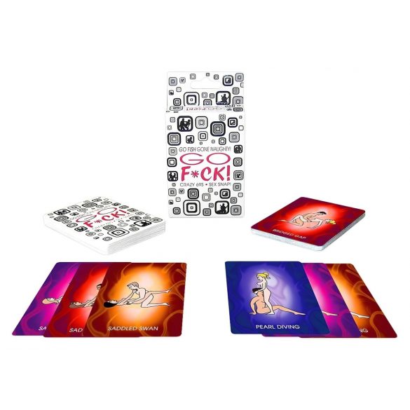 GO F*CK - Juego de cartas Kama Sutra (52 pcs)