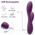 Vibrador G-spot con brazo clitorial Ross Bacall 2.0 (lila)