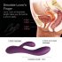 Vibrador G-spot con brazo clitorial Ross Bacall 2.0 (lila)