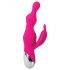 Evolved - Vibrador rosa con perlas y estimulador de clítoris