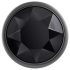 Set de plugs anales metalizados Black Gem (negro-plata)