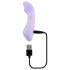 Playboy Euphoria: Vibrador G-punto recargable y sumergible (lila)