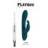 Playboy Conejito - vibrador turquesa resistente al agua con brazo estimulador