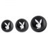 Playboy - juego de plugs anales (plata) - 3 piezas