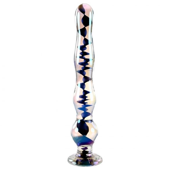 Playboy Joyas - Dildo de cristal ondulado (transparente)