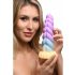 Dildo Unicornio Mystique - 21cm (lila-amarillo)