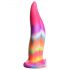 Lengua Luminescente - Dildo Silicona 21 cm (Arcoíris)